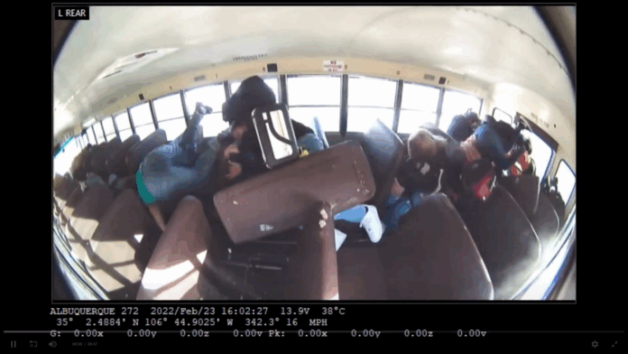 VIDEO: CAR DRIVING 100 MPH HITS SCHOOL BUS WITH KIDS INSIDE