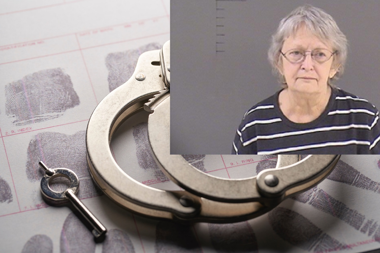 OLD WHITE WOMAN CHARGED WITH MURDERING HER HUSBAND