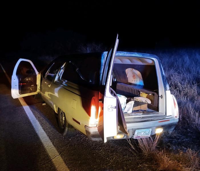 ILLEGAL IMMIGRANTS FOUND HIDING ALIVE IN FUNERAL HEARSE