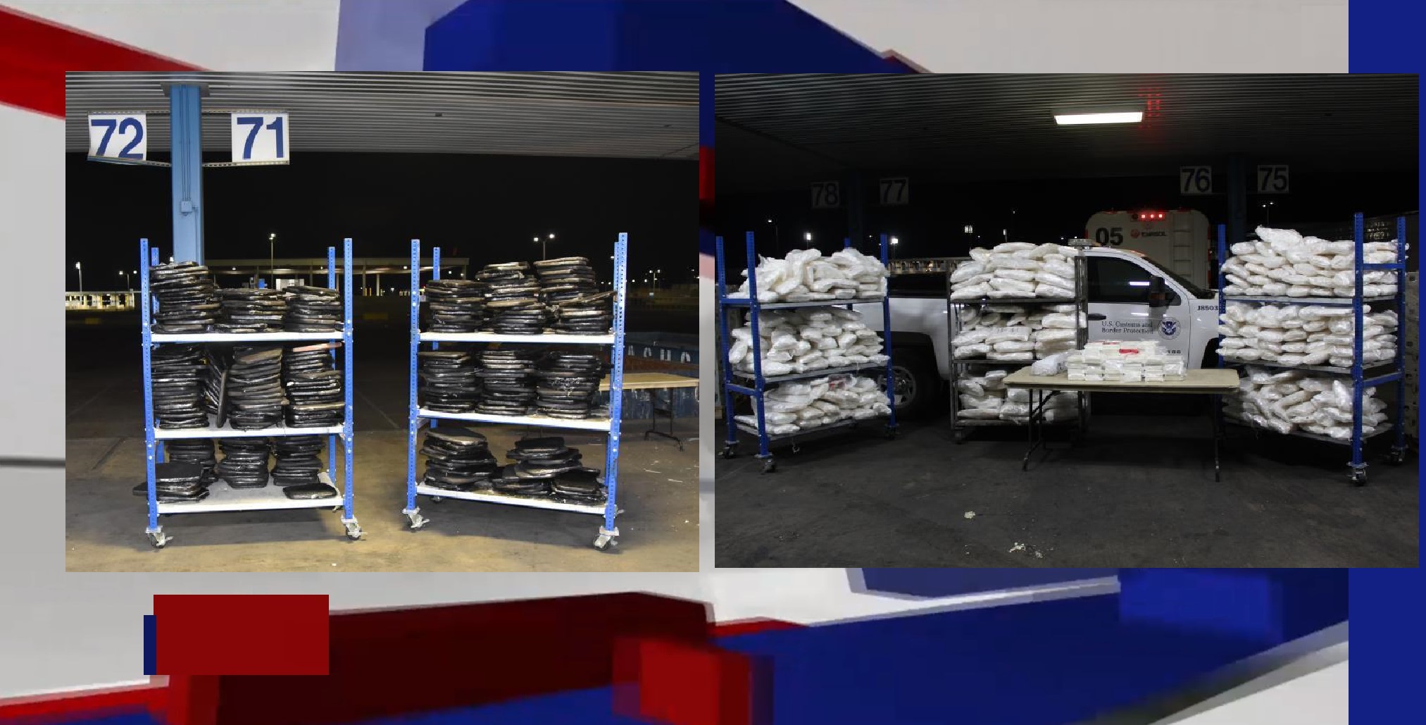 OVER $53.2 MILLION OF COCAINE AND HEROIN HIDDEN IN VEGETABLE SHIPMENT