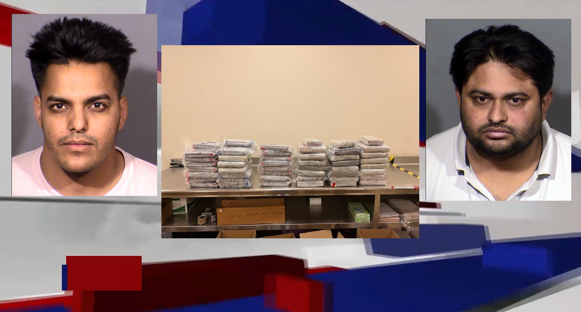 $10.5 MILLION WORTH OF COCAINE FOUND ON TRUCK, 2 MEN ARRESTED