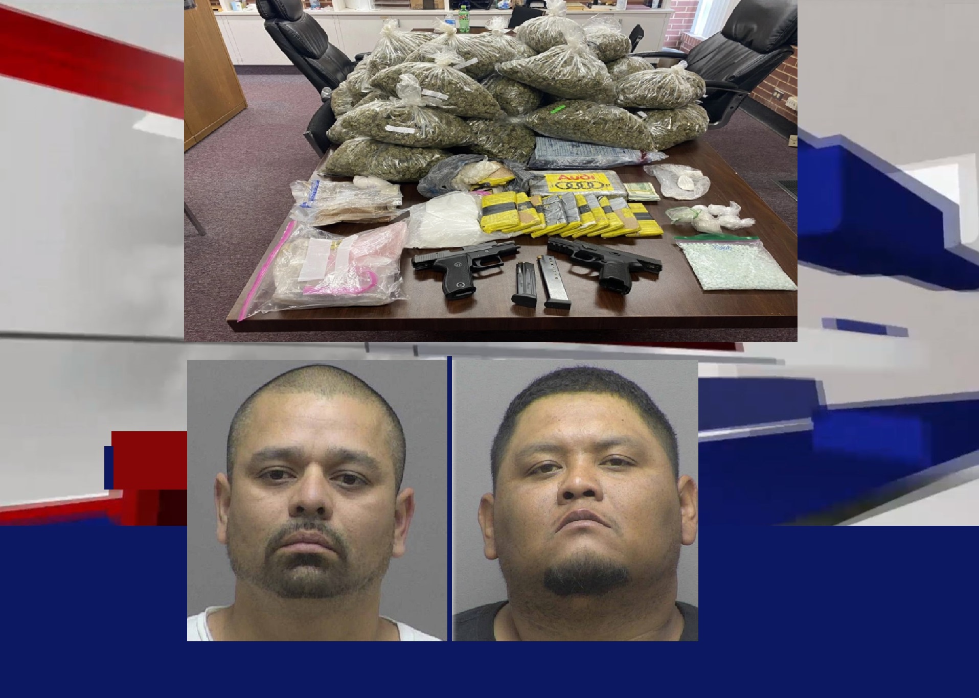 COCAINE, MARIJUANA, CASH SEIZED IN LARGE DRUG BUST