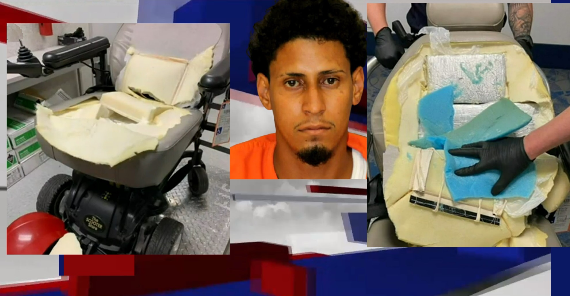 11 BRICKS OF COCAINE FOUND IN WHEELCHAIR AT CHARLOTTE AIRPORT, MAN ARRESTED