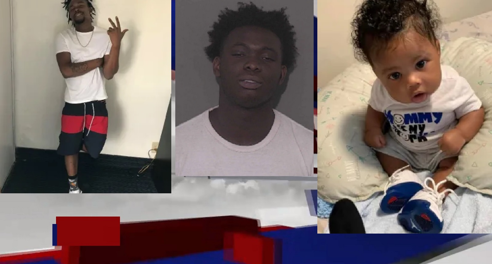 SUSPECT ARRESTED IN DOUBLE MURDER OF FATHER AND BABY SON
