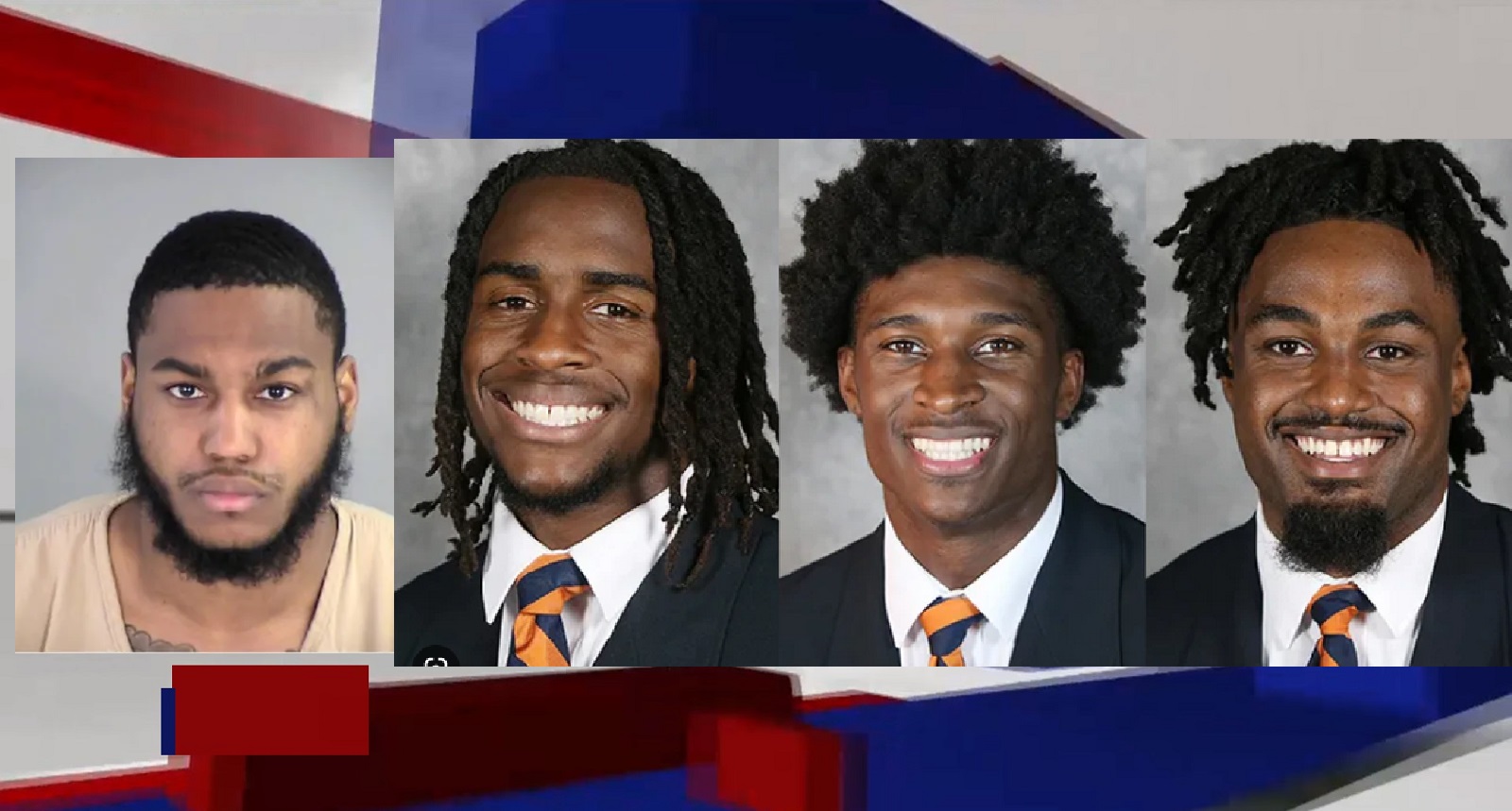 3 FOOTBALL PLAYERS FROM UNIVERSITY OF VIRGINIA MURDERED ON CAMPUS