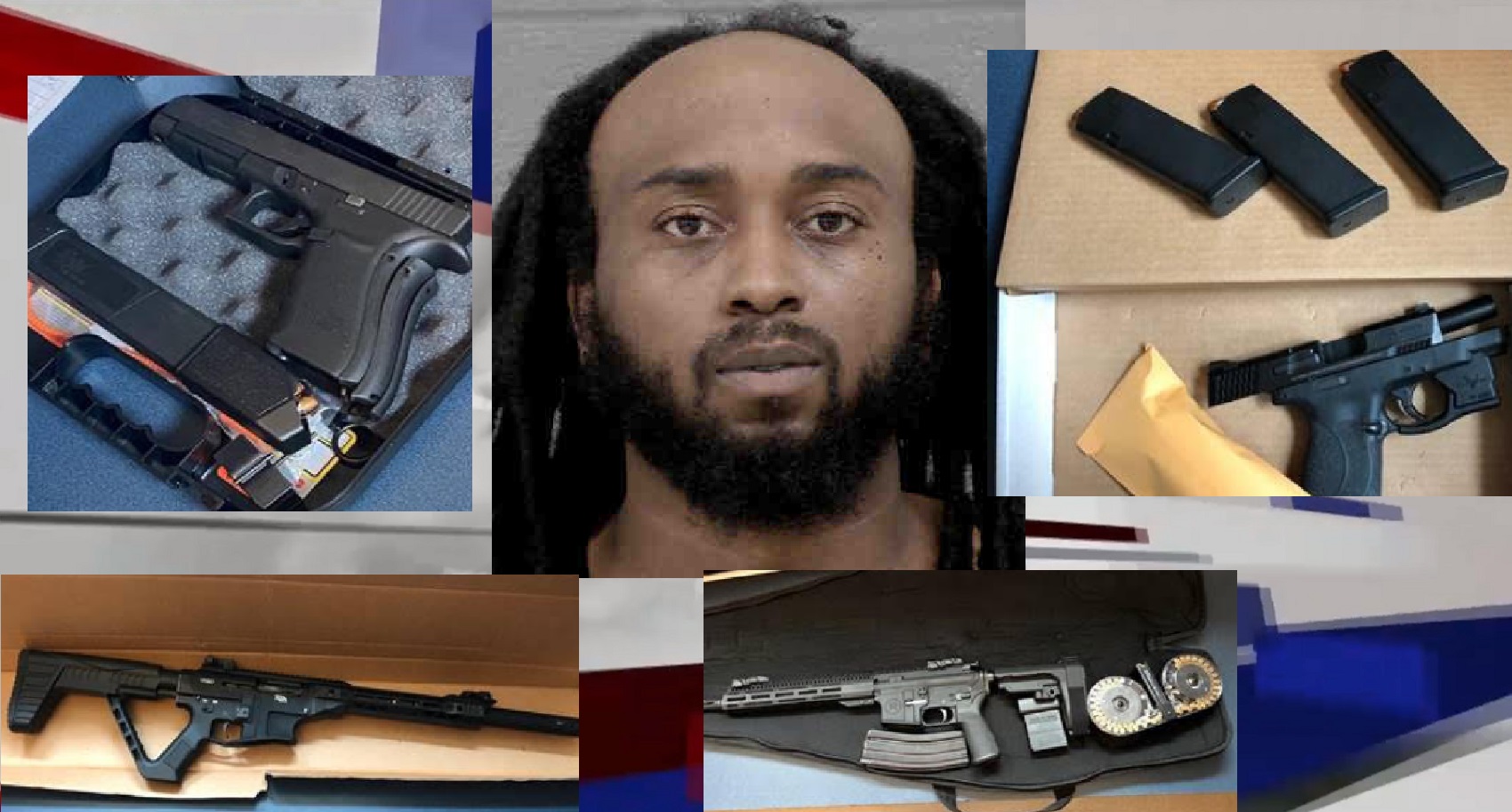 CONVICTED FELON CHARGED AFTER KID SHOT INSIDE HOME