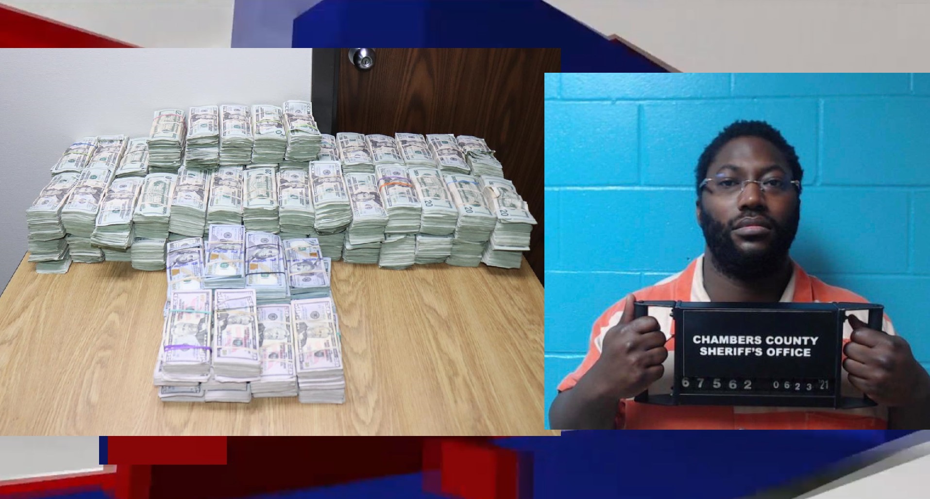 NEARLY $1 MILLION SEIZED FROM MAN DURING TRAFFIC STOP