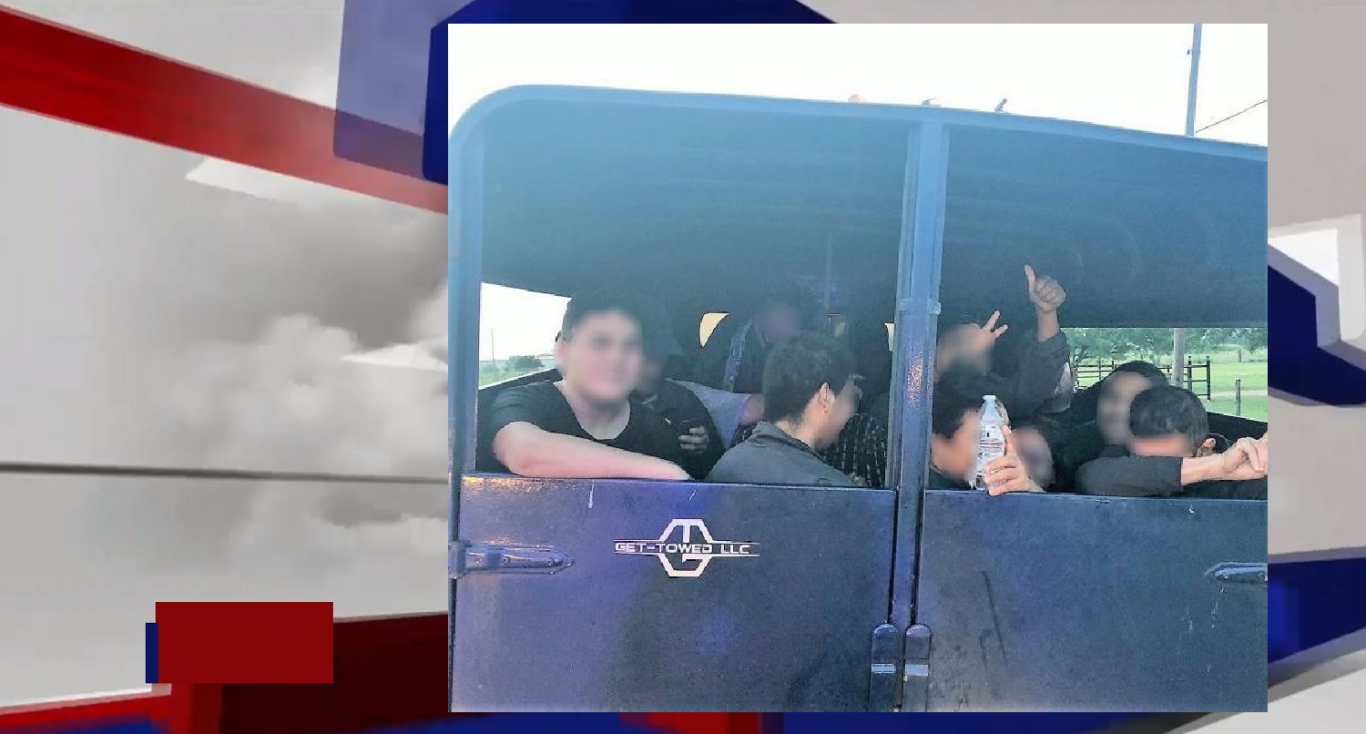 ILLEGAL IMMIGRANTS FOUND ON LIVESTOCK TRAILER DURING HUMAN SMUGGLING ATTEMPT