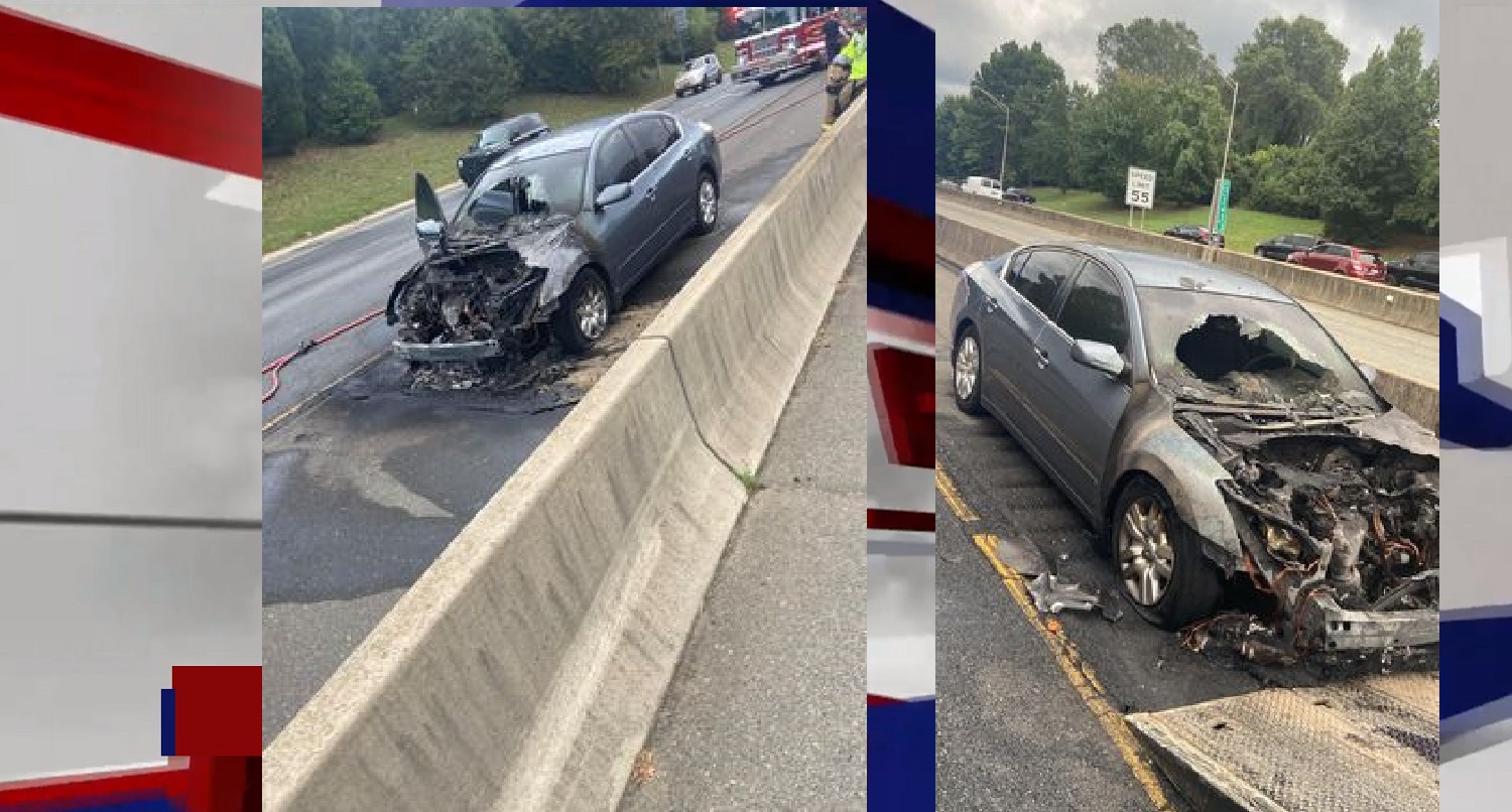 VIDEO: CAR EXPLODES ON EXPRESSWAY WITH KIDS INSIDE