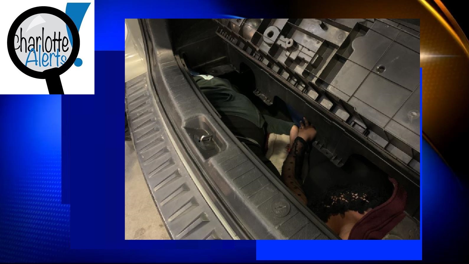 2 ILLEGAL IMMIGRANTS FOUND IN CAR TRUNK