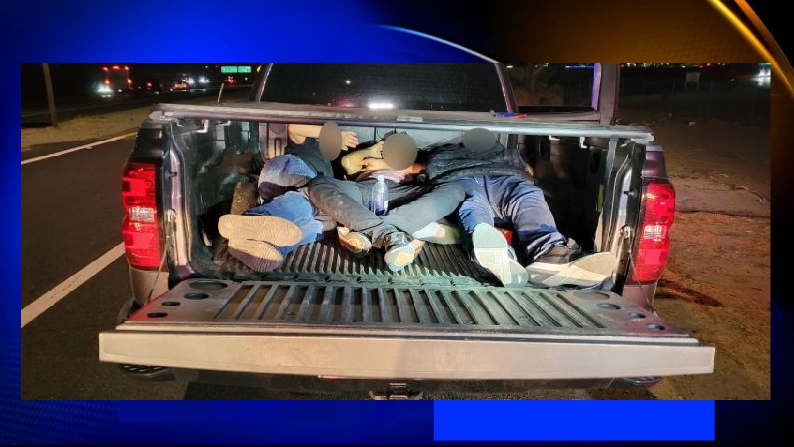 ILLEGAL IMMIGRANTS SMUGGLED IN BACK OF TRUCK