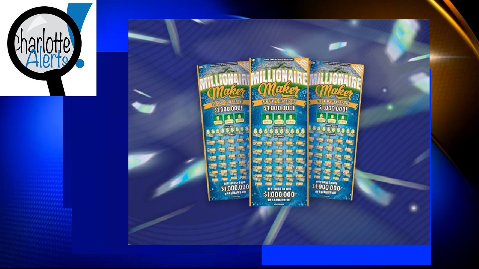 CHARLOTTE MAN WINS $1 MILLION LOTTERY ON INDEPENDENCE BLVD.