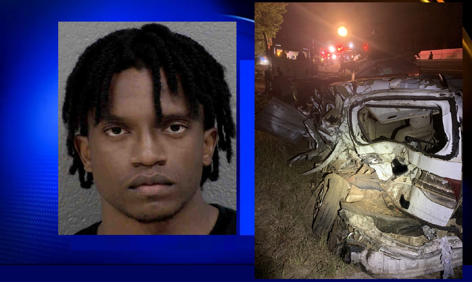 2 DEAD AND EJECTED AFTER VEHICLES FLIPPED UPSIDE DOWN IN OVERNIGHT WRECK