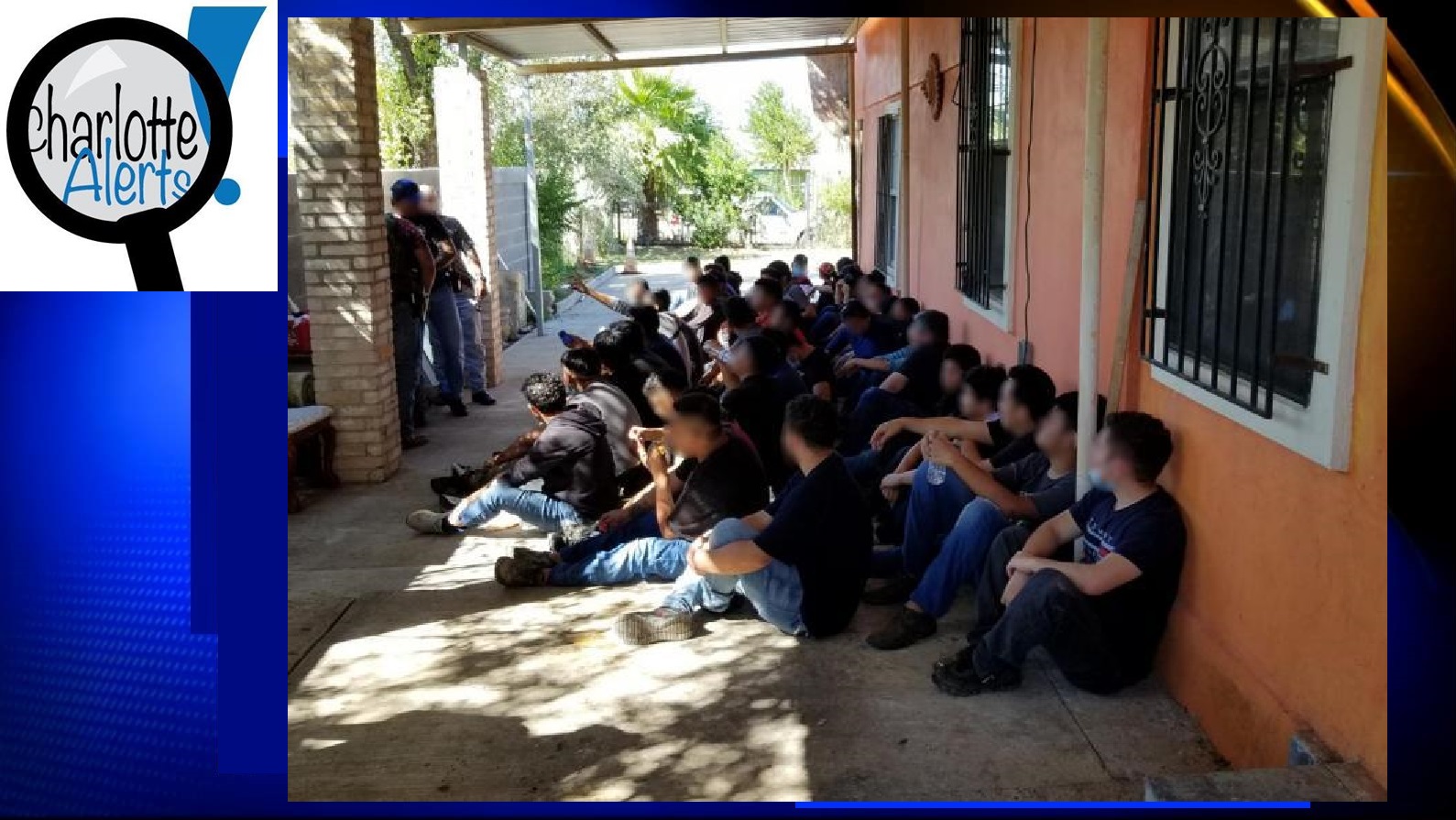 OVER 50 ILLEGAL IMMIGRANTS LIVING IN SMUGGLING HOUSE