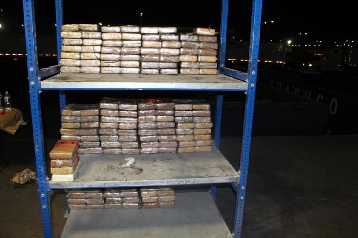 $3.2 MILLION IN COCAINE FOUND ON COMMERCIAL TRUCK