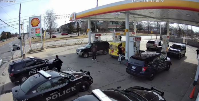 VIDEO: COP GETS RAN OVER BY COP DRIVING PATROL VEHICLE