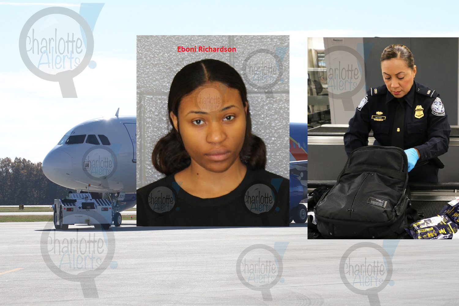 WOMAN ACCUSED OF HAVING 2 KILOGRAMS OF COCAINE AT CHARLOTTE AIRPORT