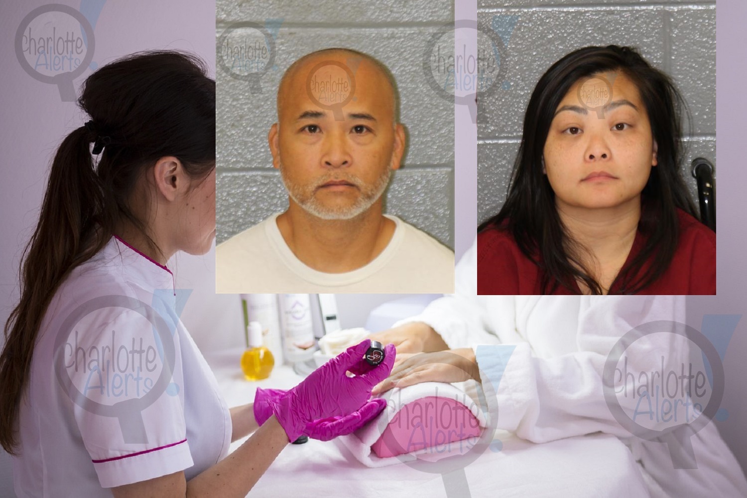 WOMAN IN WHEEL CHAIR ACCUSED OF PROSTITUTION, SEX AT ASIAN NAIL SALON ON NORTH TRYON STREET