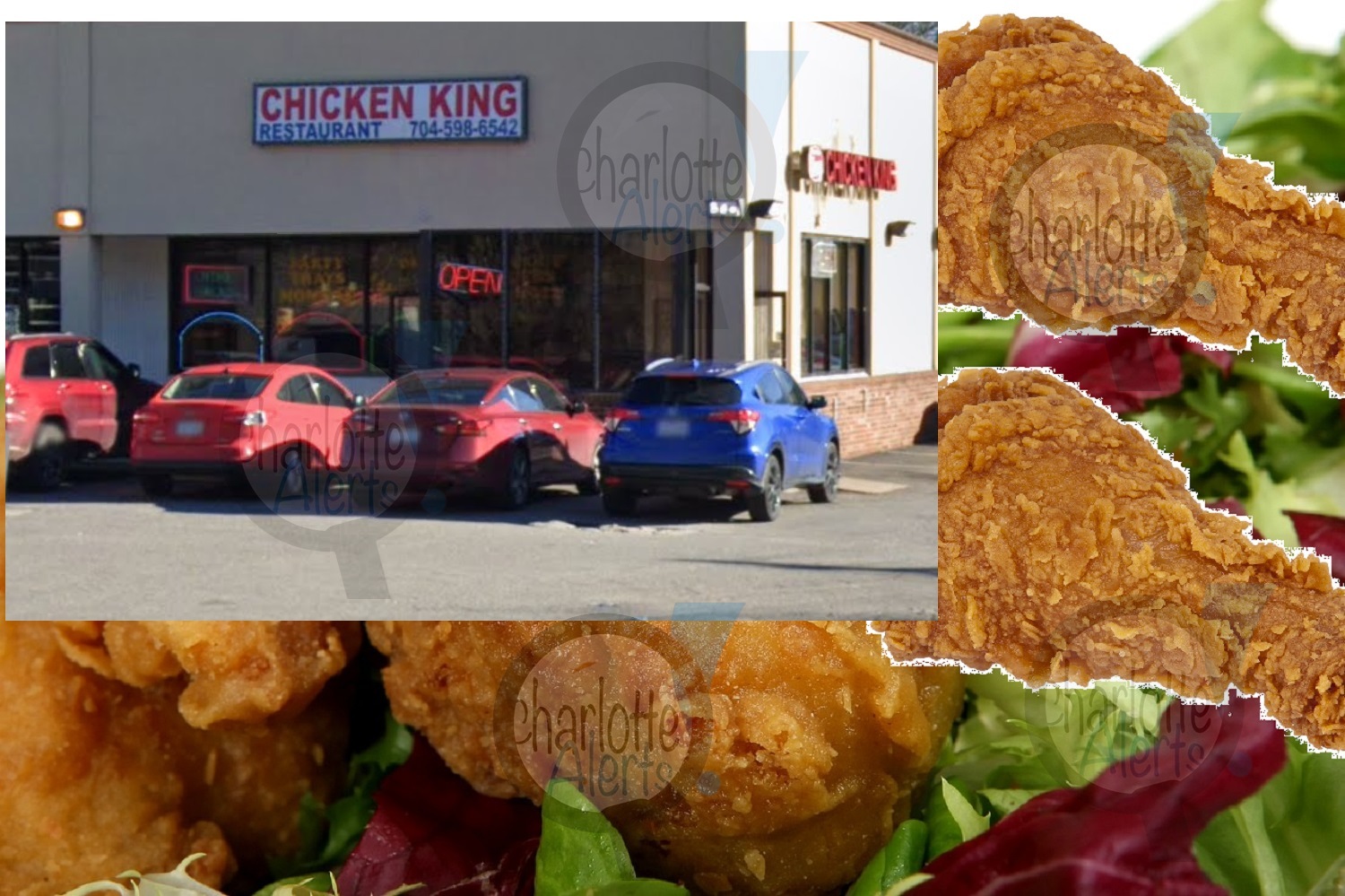 CHICKEN KING HAD DEAD PESTS IN FETA CHEESE, NAPKINS ON FLOOR DURING FOOD INSPECTION