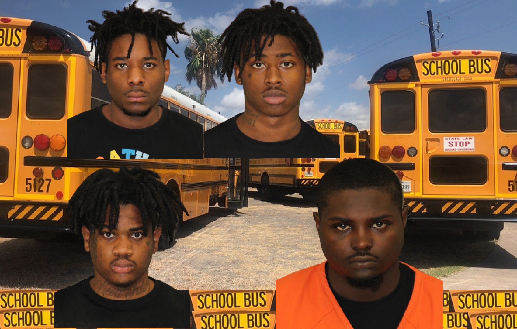 SHOOTOUT ON WEST BLVD. IN FRONT OF SCHOOL BUS