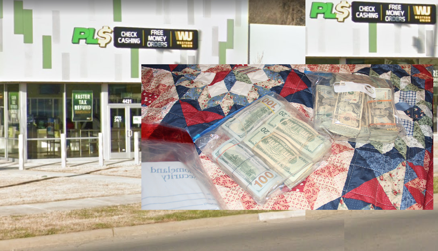 SUSPECT GETS $20,000 CASH FROM PLS CHECK CASHING ROBBERY