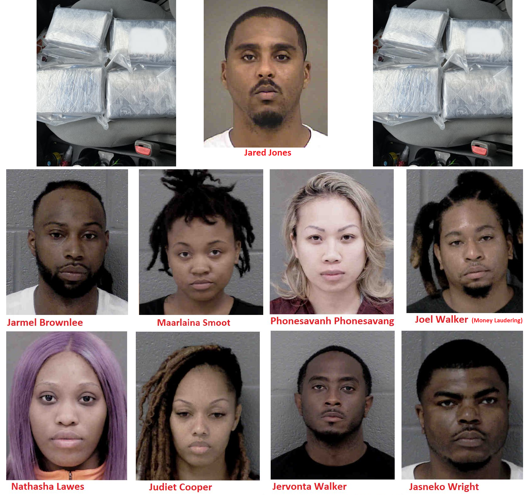 $500,000 IN CASH SEIZED, DRUG GROUP SOLD 1,000 KILOS OF COCAINE IN CHARLOTTE