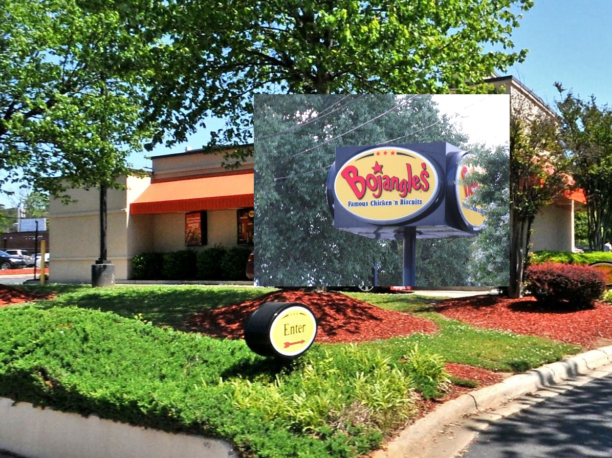 BOJANGLES HAD ALIVE ROACH AND SEVERAL FLIES DURING INSPECTION, 86.50 B SCORE