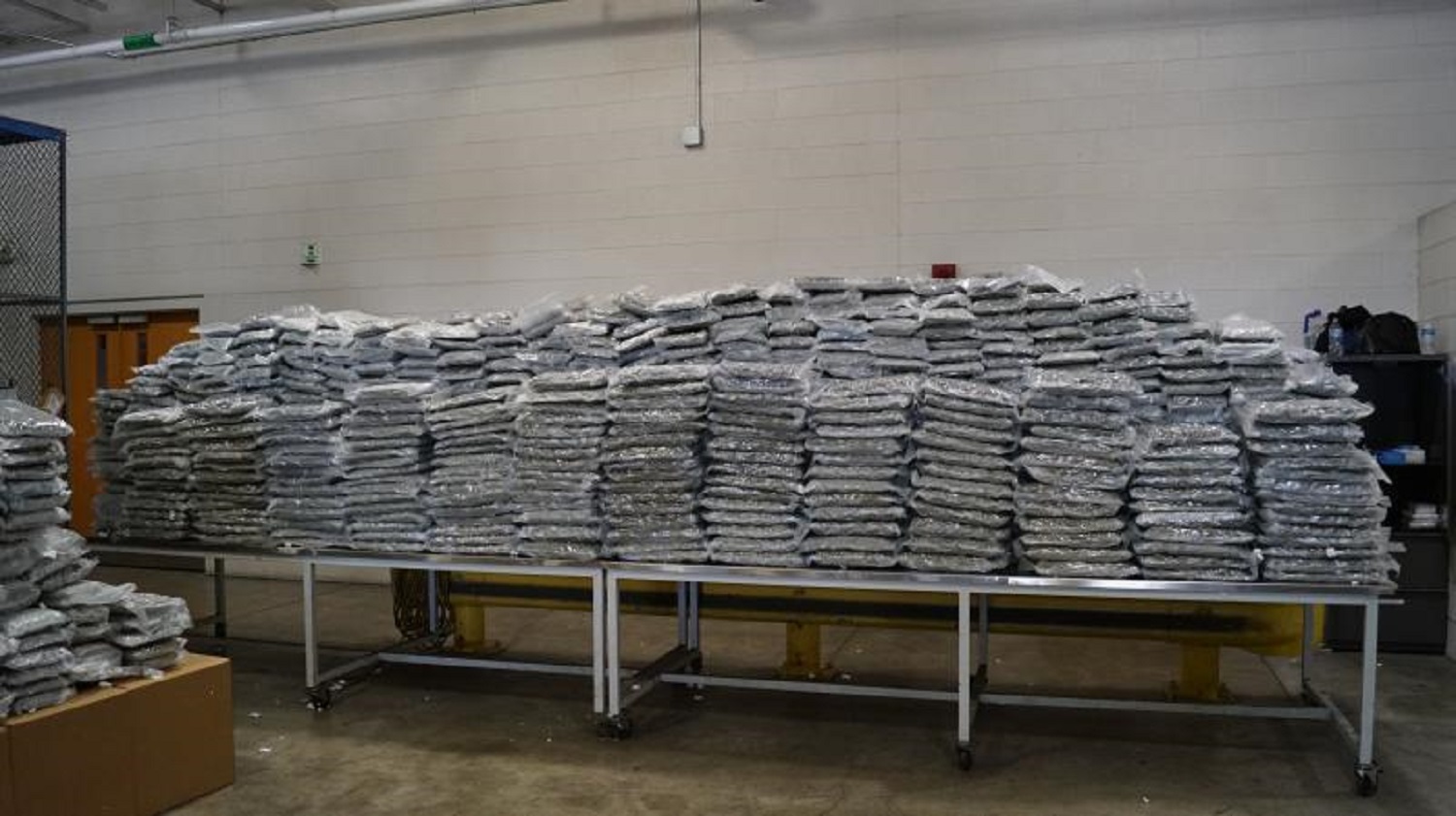 MARIJUANA WORTH MILLIONS HIDDEN IN ALUMINUM CAP SHIPMENT