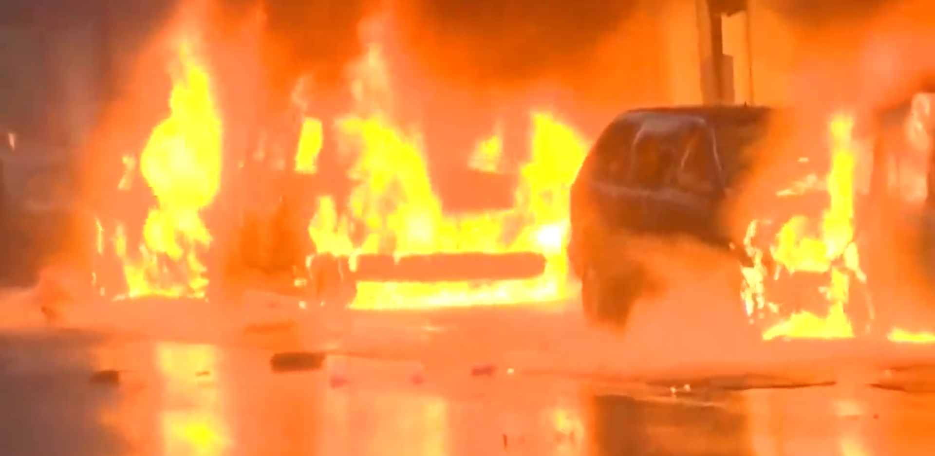 ONE DEAD AFTER CAR CATCHES FIRE ON I-85 IN CHARLOTTE