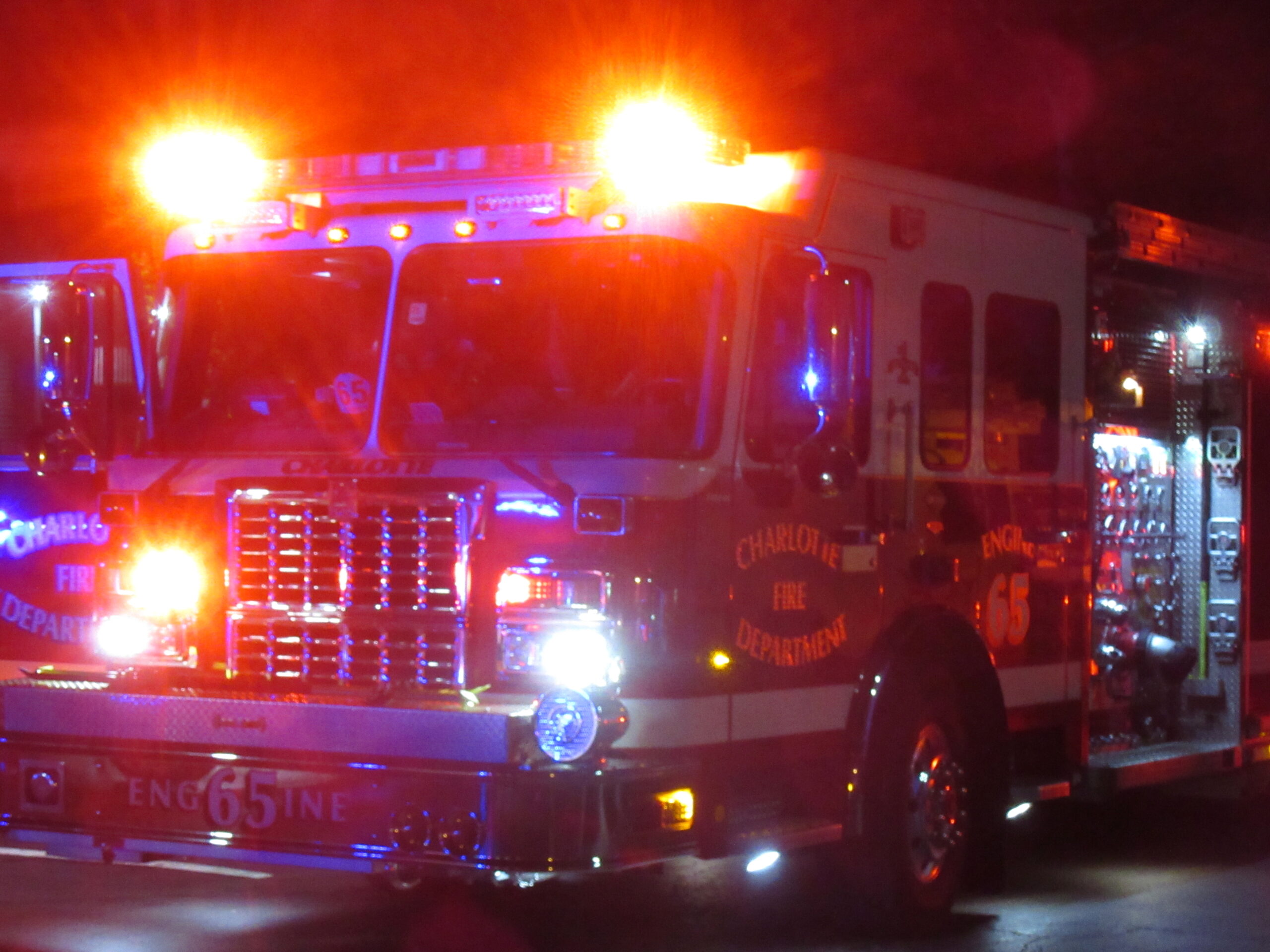 A CHARLOTTE FIRE CAPTAIN WAS KILLED IN INTERSTATE 485 CRASH