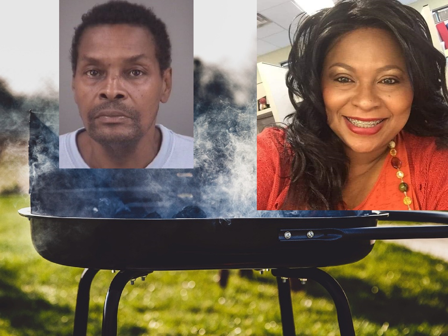 MAN MURDERS HIS GIRL FRIEND AT COOKOUT