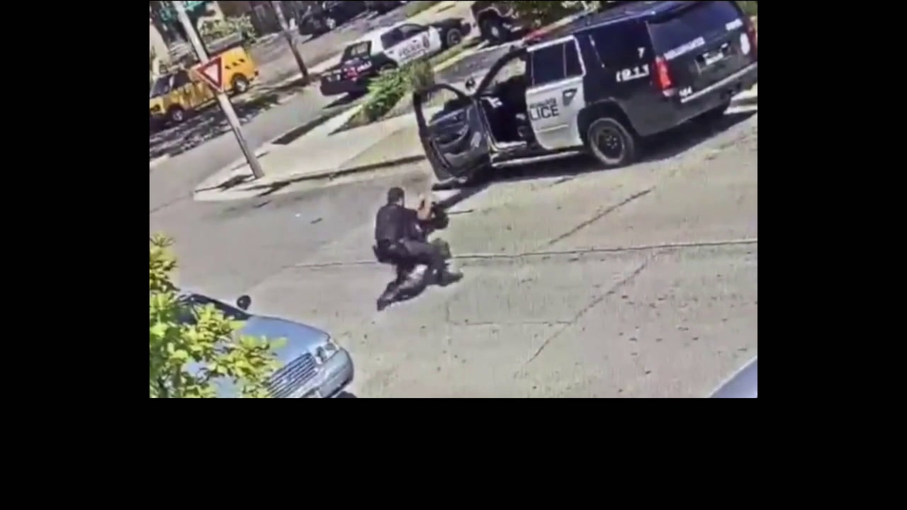 VIDEO: COP GETS HIT IN HEAD WITH METAL PIPE BY CRAZED SUSPECT, GETS CONCUSSION