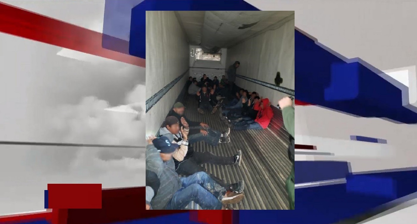 ILLEGAL IMMIGRANTS FOUND SMUGGLED IN 18-WHEELER TRUCK