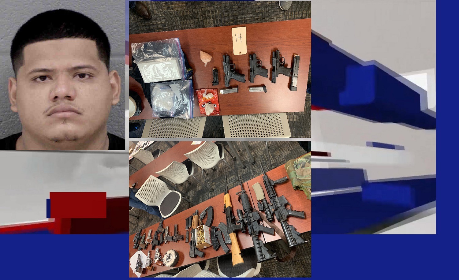 MAN CHARGED WITH TRAFFICKING LARGE AMOUNTS OF COCAINE AND HEROIN