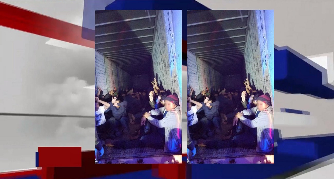 LOADS OF UNDOCUMENTED IMMIGRANTS BUSTED HIDING IN 18-WHEELER TRUCK