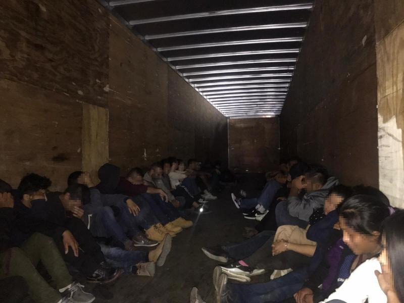 OVER 32 ILLEGAL IMMIGRANTS WERE ARRESTED IN A SMUGGLING ATTEMPT