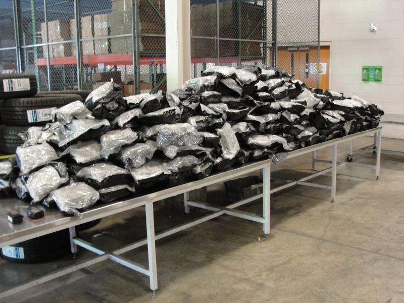 400 POUNDS OF MARIJUANA FOUND INSIDE GARBAGE TRUCK