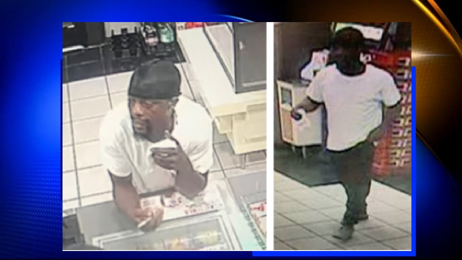 MAN ROBS 7-ELEVEN CONVENIENCE STORE AND FLEES WITH CASH
