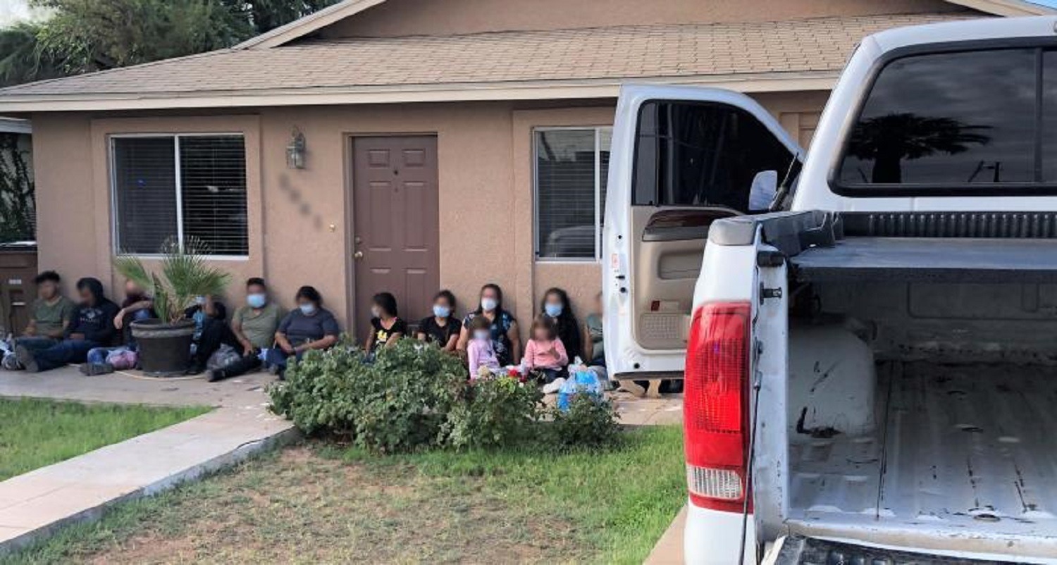 30 ILLEGAL IMMIGRANTS FOUND INSIDE STOLEN TRUCK