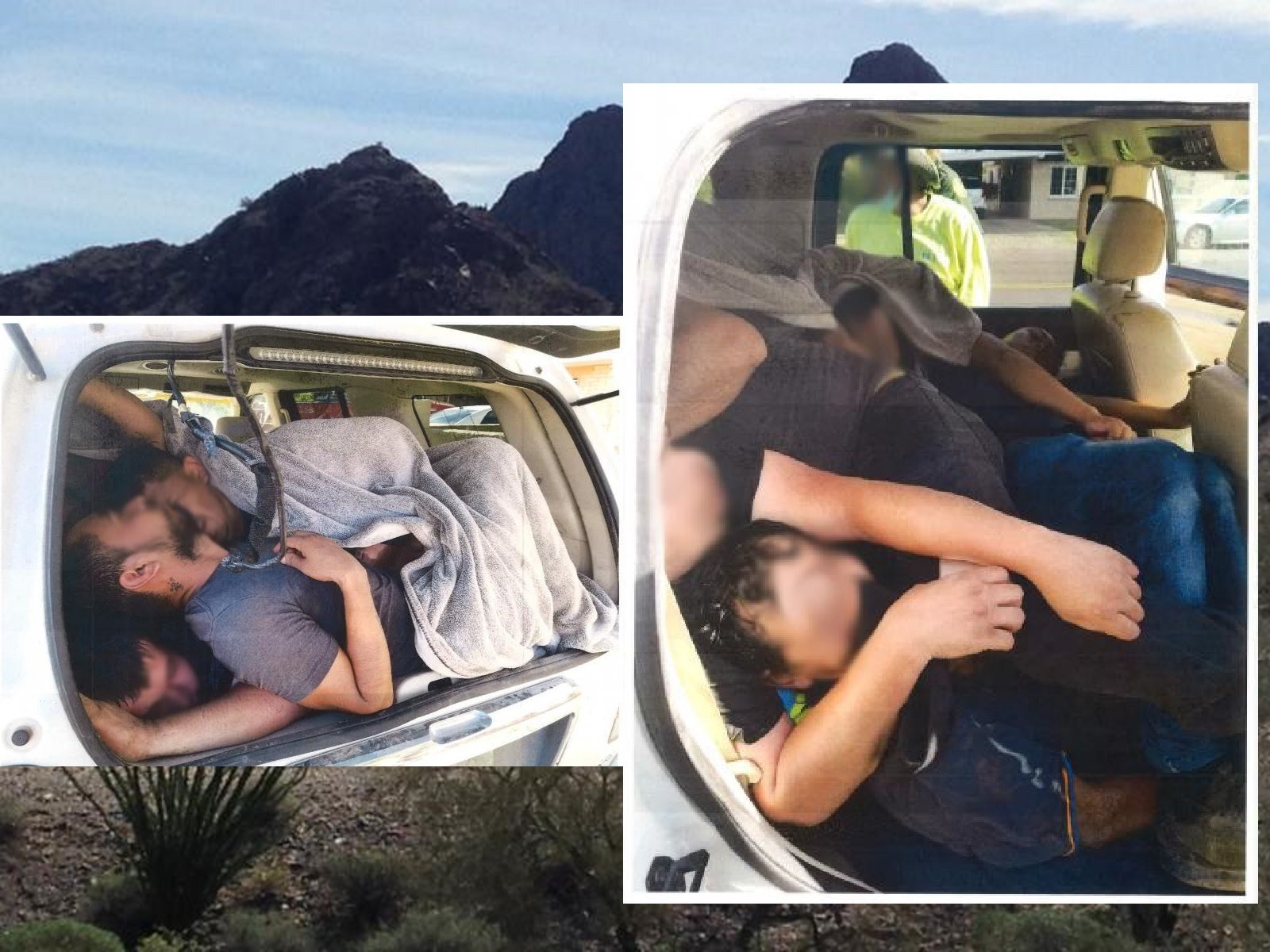 TWO VEHICLES USED TO SMUGGLE 34 ILLEGAL IMMIGRANTS