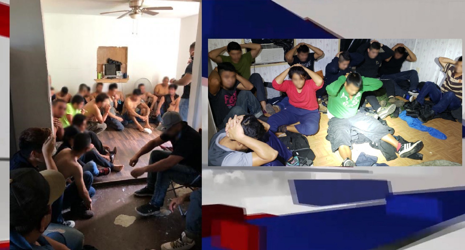 MULTIPLE ILLEGAL IMMIGRANT STASH HOUSES BUSTED IN FEDERAL INVESTIGATION