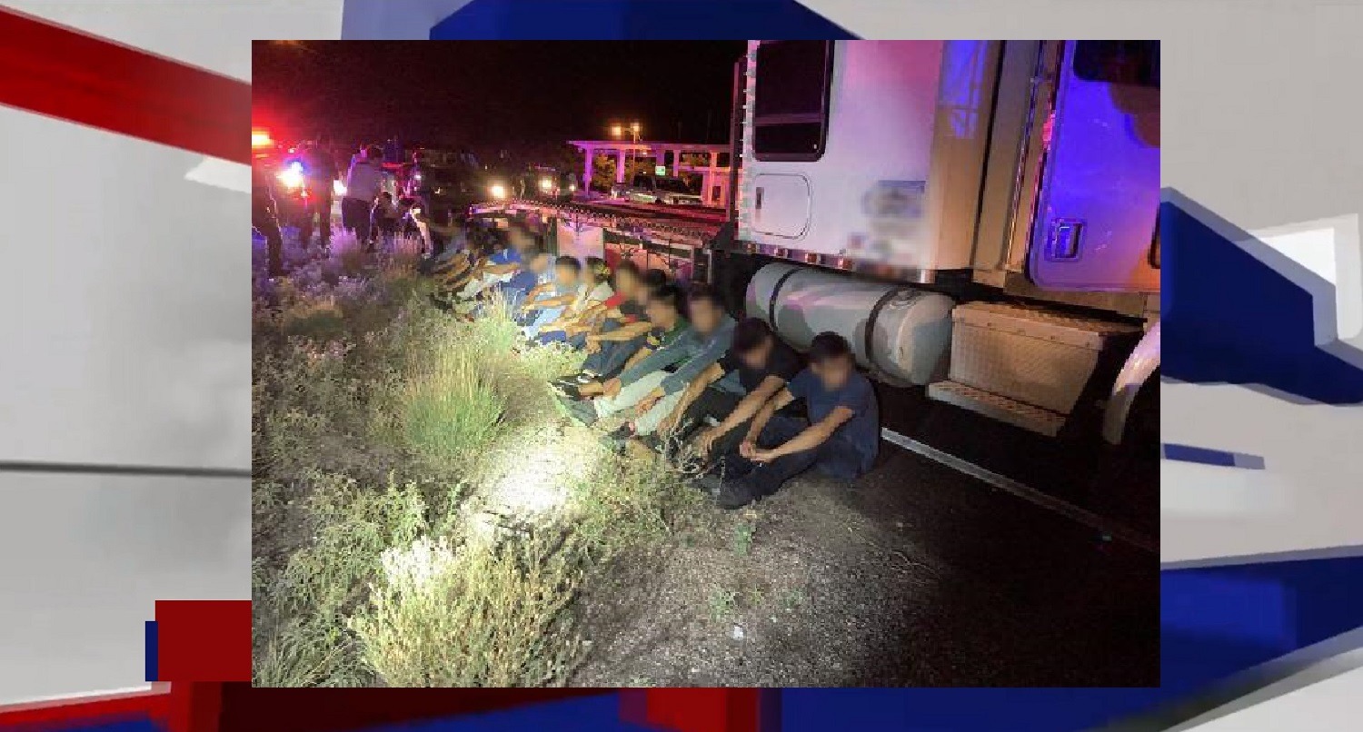 23 ILLEGAL IMMIGRANTS SMUGGLED IN SEMI-TRUCK