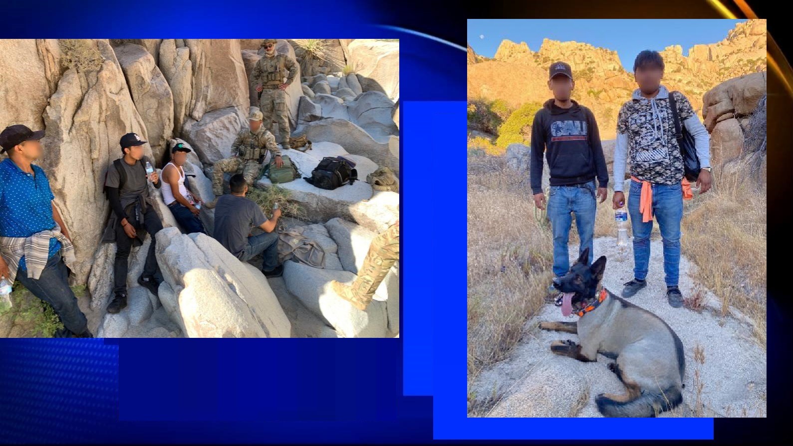 SEVERAL RESCUED FROM MOUNTAINS DURING SMUGGLING ATTEMPT INTO UNITED STATES