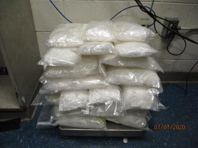 $325,000 IN METH FOUND IN MAN’S CAR AT BORDER CROSSING