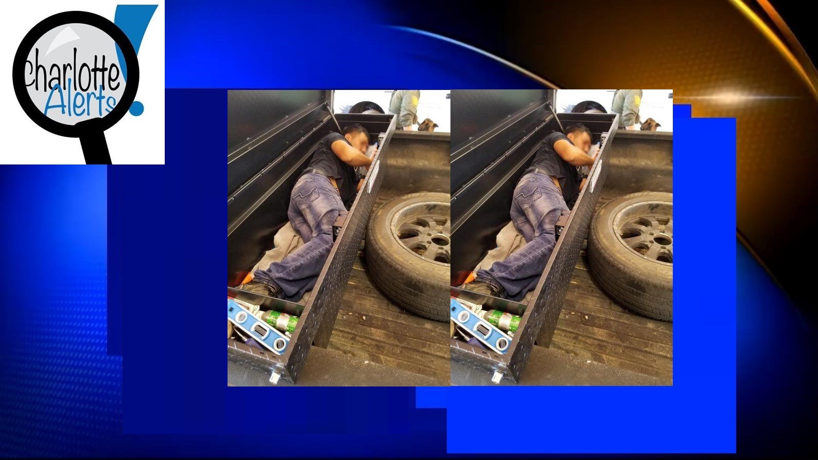 UNDOCUMENTED IMMIGRANT FOUND HIDING IN TRUCK TOOLBOX IN 100 DEGREE TEMPERATURE