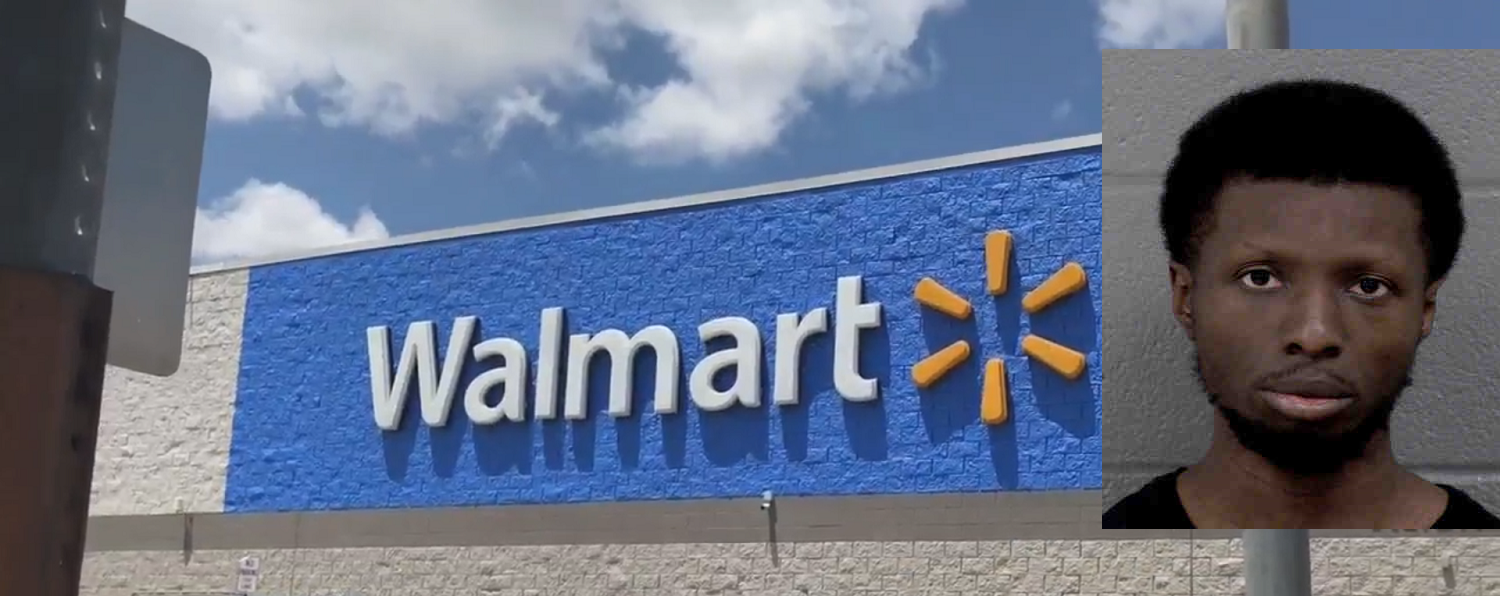 ROBBERY AT WAL-MART, SUSPECT ROBBED BANK AND GOT AWAY WITH CASH