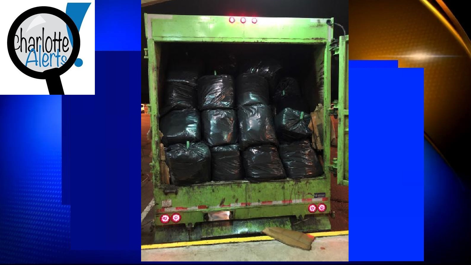 $2 MILLION: OVER HALF TON OF MARIJUANA SEIZED FROM TRASH TRUCK