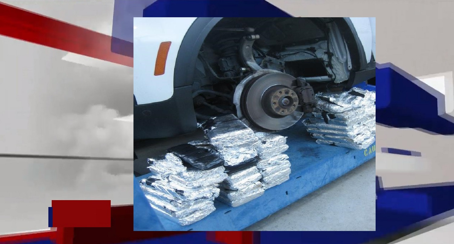 $1 MILLION IN COCAINE FOUND WITHIN BMW TIRE