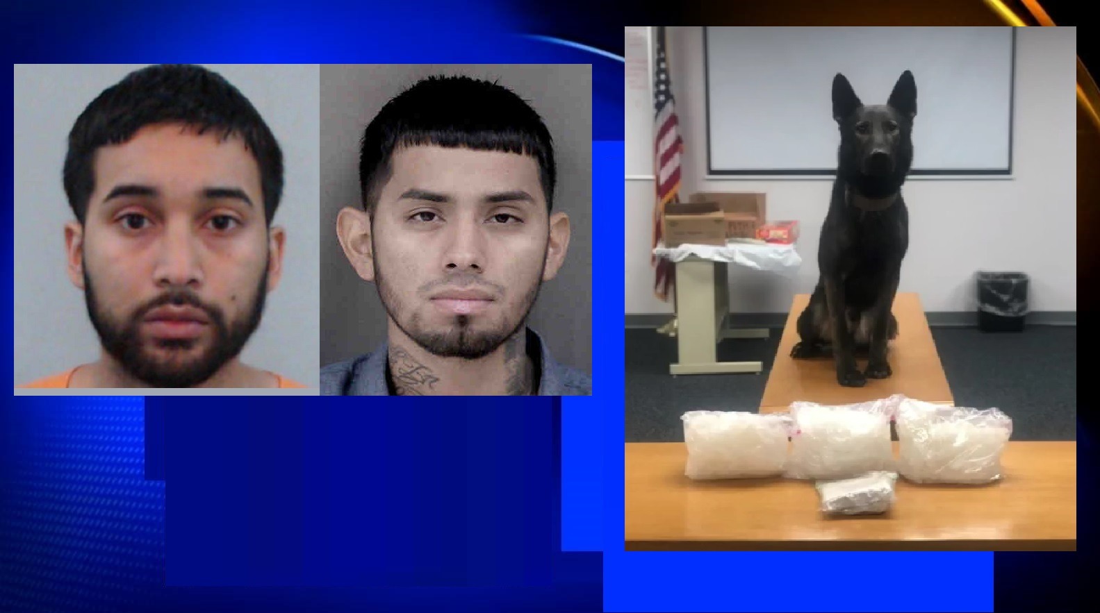 $120,000 DRUG BUST ON FLORIDA HIGHWAY, SUSPECTS CAUGHT BY DRUG SNIFFING DOG
