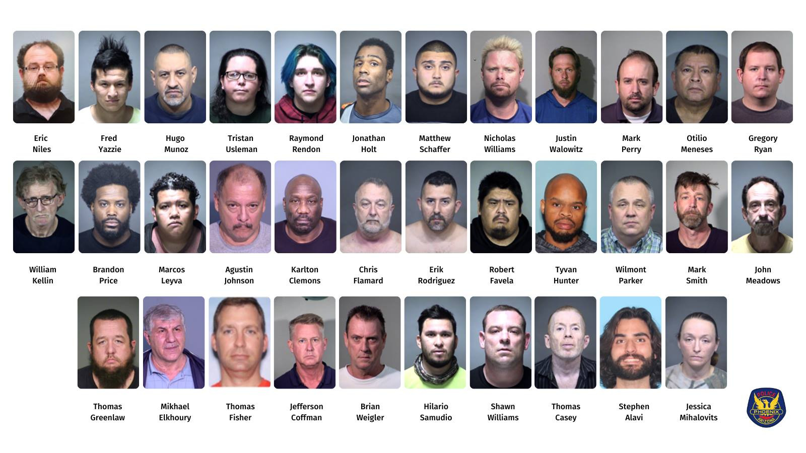 37 PEOPLE ARRESTED IN CHILD SEX TRAFFICKING UNDERCOVER STING